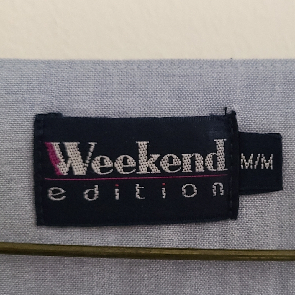 Weekend Edition Women's Classic Blue Button Down Shirt